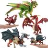 Simulation Solid Dinosaur Model War Dragon Beast Fire Dragon Beast Magic Dragon Beast God Dragon Beast Chimera Beast Doll