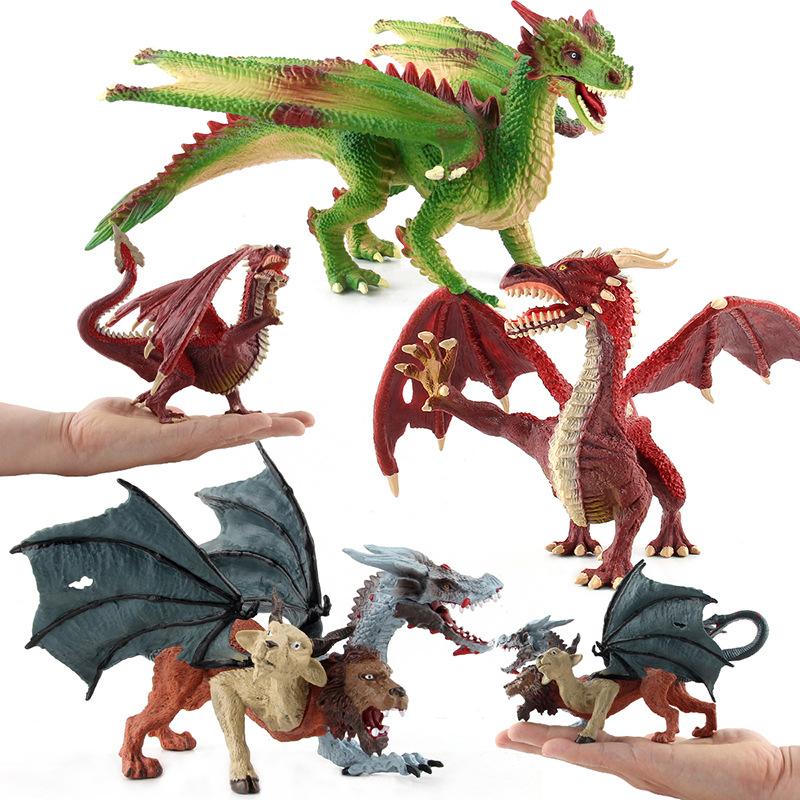 Simulation Solid Dinosaur Model War Dragon Beast Fire Dragon Beast Magic Dragon Beast God Dragon Beast Chimera Beast Doll
