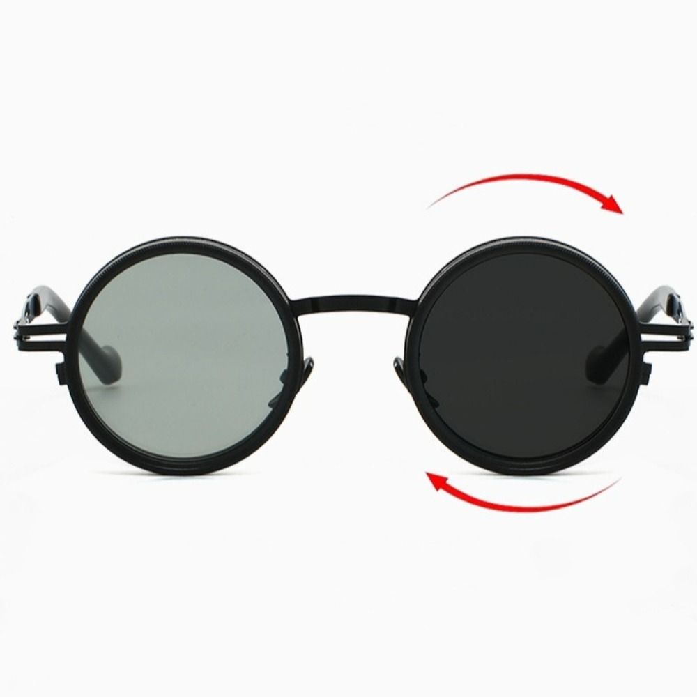 9 Level Dimming Fishing Sunglasses Round Anti-UV Glasses Clarity Polarized Sunglasses  Driving