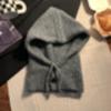 South Korea Balaclava Hat Women'S Autumn And Winter Warm Scarf Body Ear Protection Hooded Scarf Knitted Wool Hat Tide