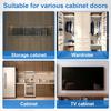 90 Degree Steel Cabinet Hinges No-Drilling Buffer Hinge Kitchen Cabinet Cupboard Hinges DIY Furniture Hardware Tools