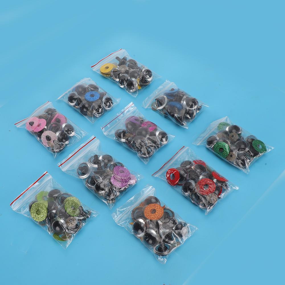 DIY Craft Supplies Plastic Safety Toy Eyes, Colorful Craft Doll Eyes, for Puppet Toy Stuffed Animals Dolls Crochet Toy Crafts CZK