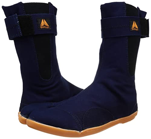 Soukaido Arbeitsschuhe, Zwillingshufe, Indigoblau gefärbte Tabi, Größe 25,0 cm