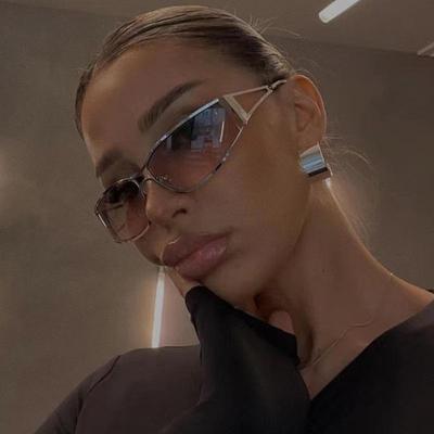 Lunettes de soleil ajourées rétro Y2K 2023: Style urbain européen et américain pour femmes