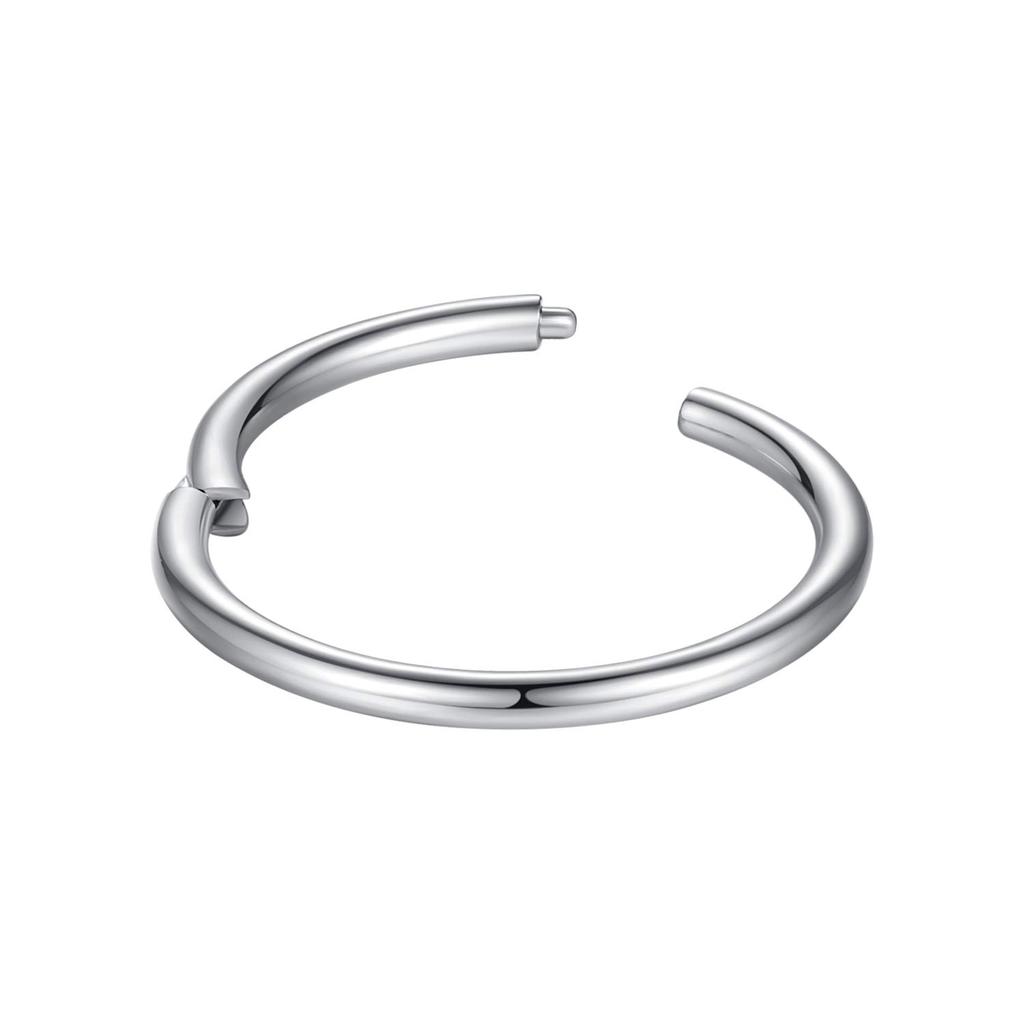 0.8mm 20G Hinged Nose Ring Hoop Septum Hoop Conch Daith Helix Lip Ring Hoops Rook Tragus Ring Cartilage Earring Pirecing Jewelry