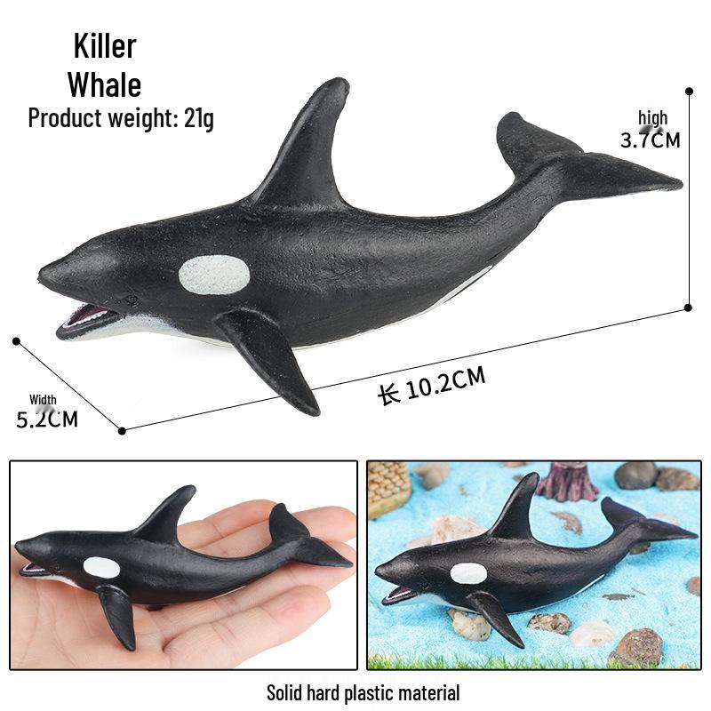 Solid Hammerhead Shark Toy Model - Marine Animal for Kids' Science Education