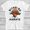 חולצת טי Miyagi-Do Karate Kid קראטה קי קיד פארודיה על קוברה קאי אמנויות לחימה בונסאי שמש טי M356