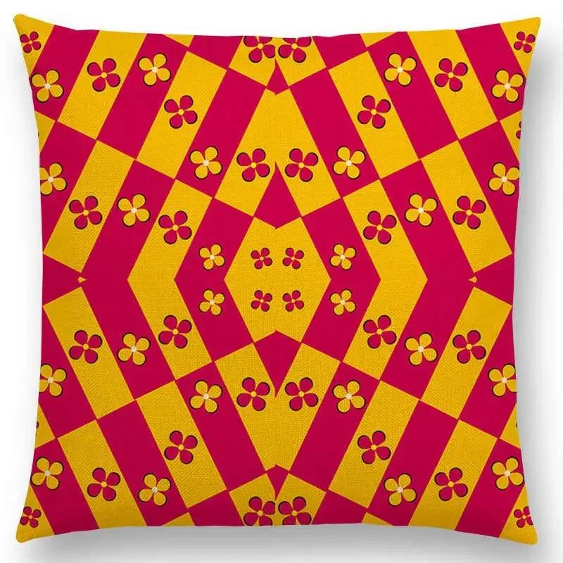 Newest Floral Sofa Pillow Case Geometric Landscape Tropical Joy Mandala Flowers Squares Arrow Cushion Cover