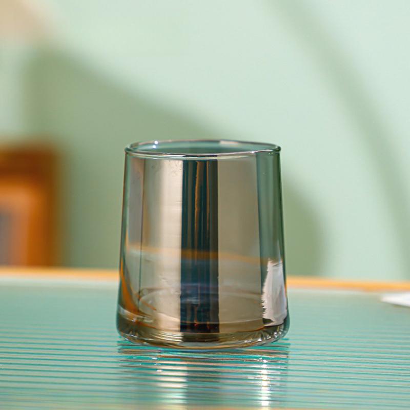 270ml 9.3oz Thickened Water Cup Simple Style Lemon Soda Water Cup Whiskey Glass Juice Cold Drink Mugs Light Luxury Wine Utensils