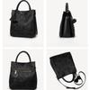 Damenmode Kamelienblüte Handtasche Große Kapazität Retro Business Umhängetasche