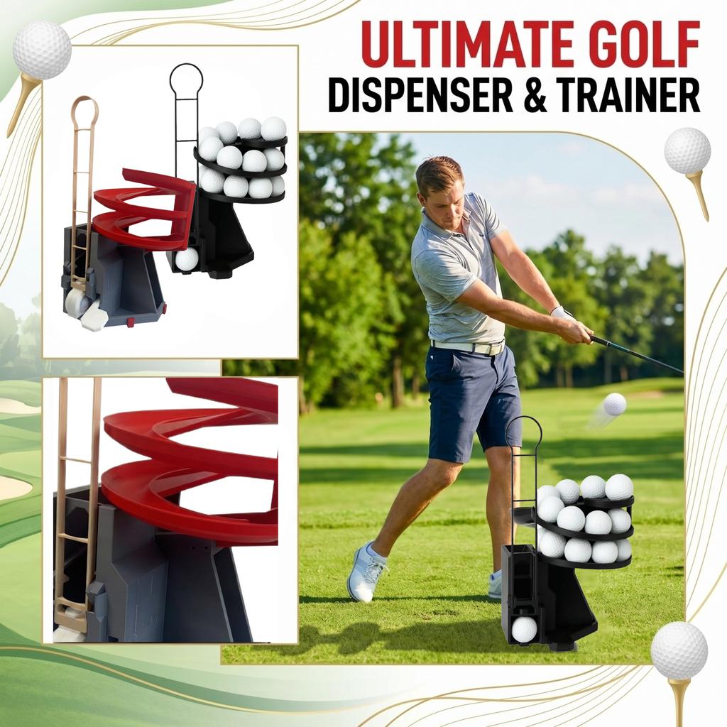 Golf Ball Pro, Golf Ball , Training BallsBetween Arms For Golfs Balls Game, Portable Large Capacity Holds Balls
