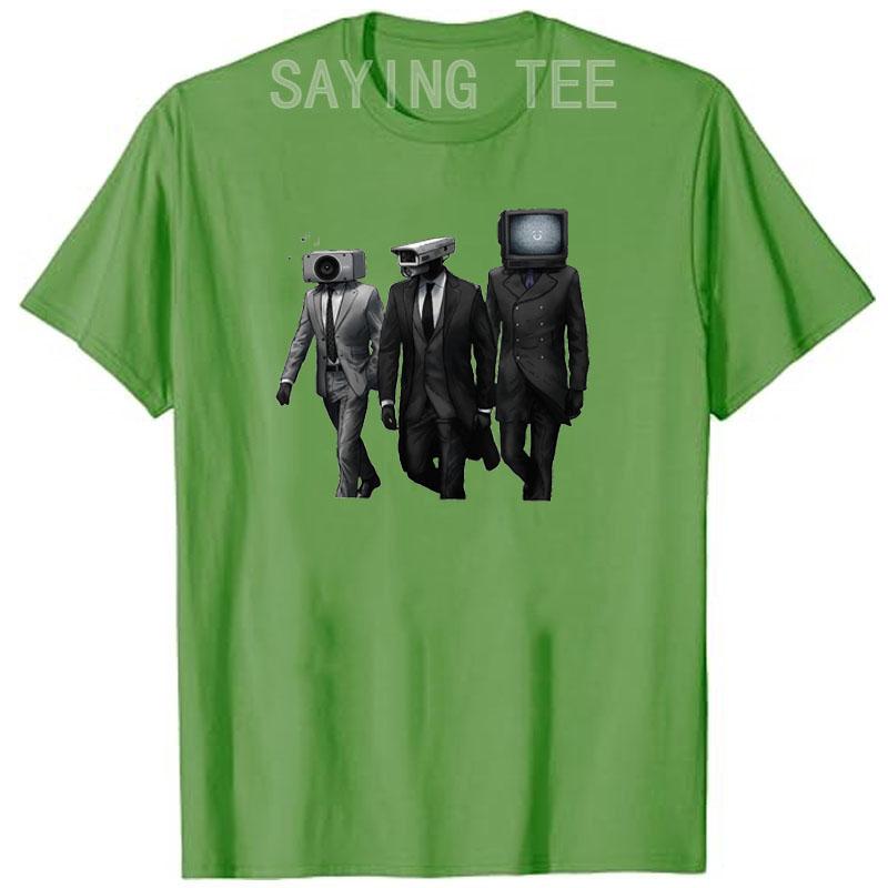 Cameraman, Speakerman, TVman, Skibidi Toilet Meme Game Gifts T-Shirt Humor Funny Graphic Tee Tops Short Sleeve Blouses Apparel