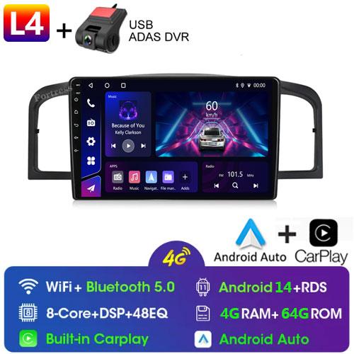 Android 13 For Lifan 620 / Solano Navigation GPS 4G WIFI Car Radio Multimedia Stereo Video Player Carplay Auto 360 Camera QLED