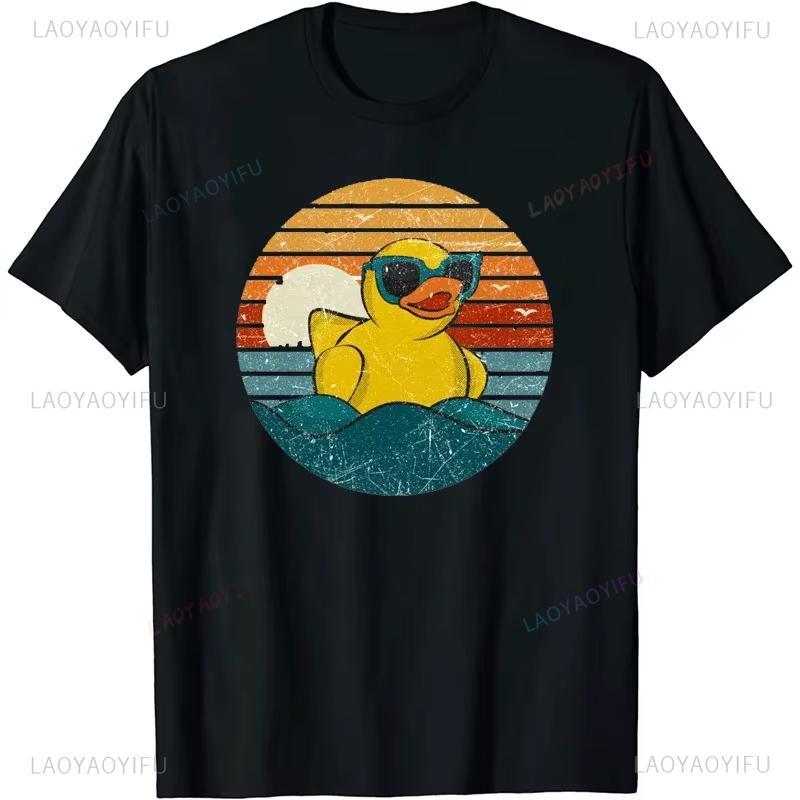 Cute Rubber Duck Lover Bird Quack Duckies Funny Ducky TShirt T Fashion Men Casual High Quality Casual Streetwear Tops Shirts