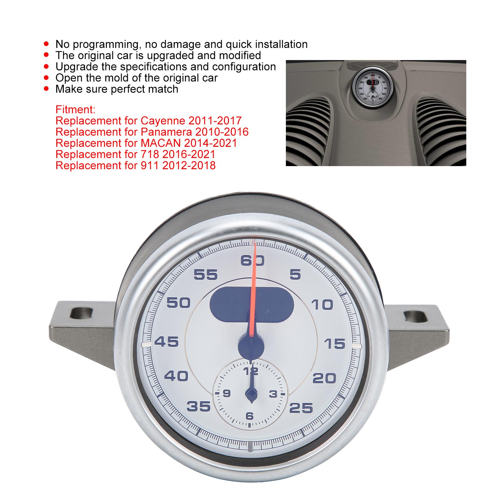 Dashboard Gauge Clock Automobile Modification Replacement for   2010‑2016