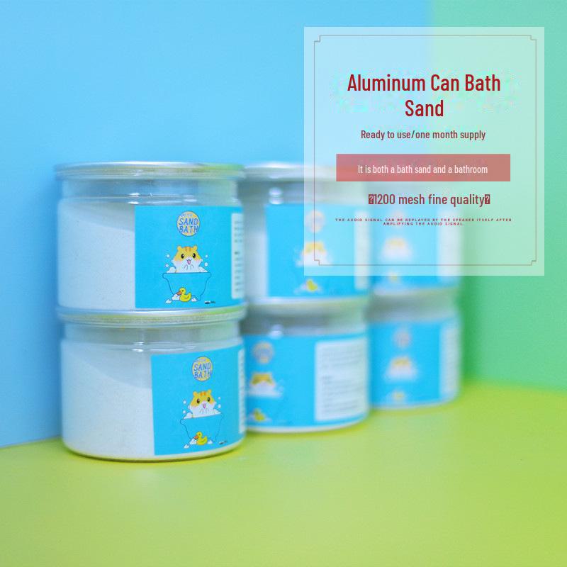500g Small Pet Bath Sand for Hamsters, Rabbits, Chinchillas, Guinea Pigs