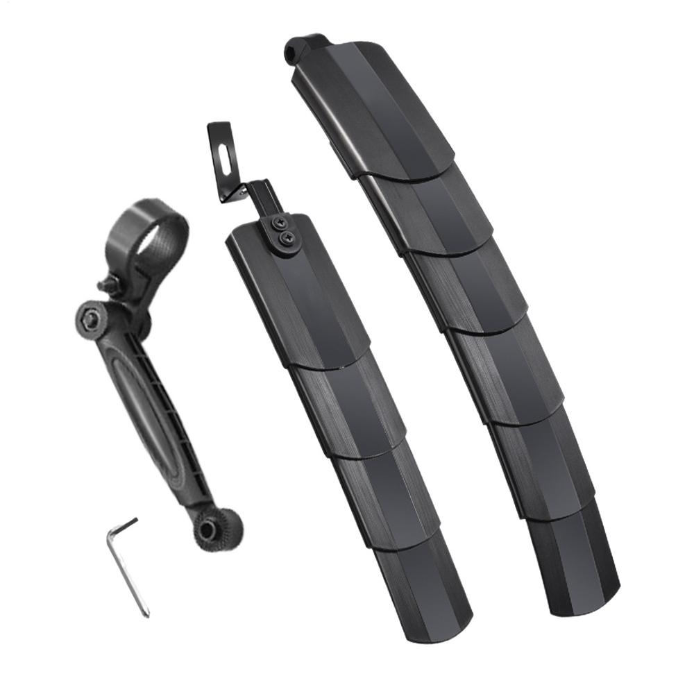 Universal Bike Mudguard Set Adjustable Front Rear Full Coverage Fenders for MTB Road Bike Wheels Splash Guard Rain Protection