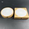 Touch LED Solid Wood Wireless Night Light Ornament with Acrylic Display Pad