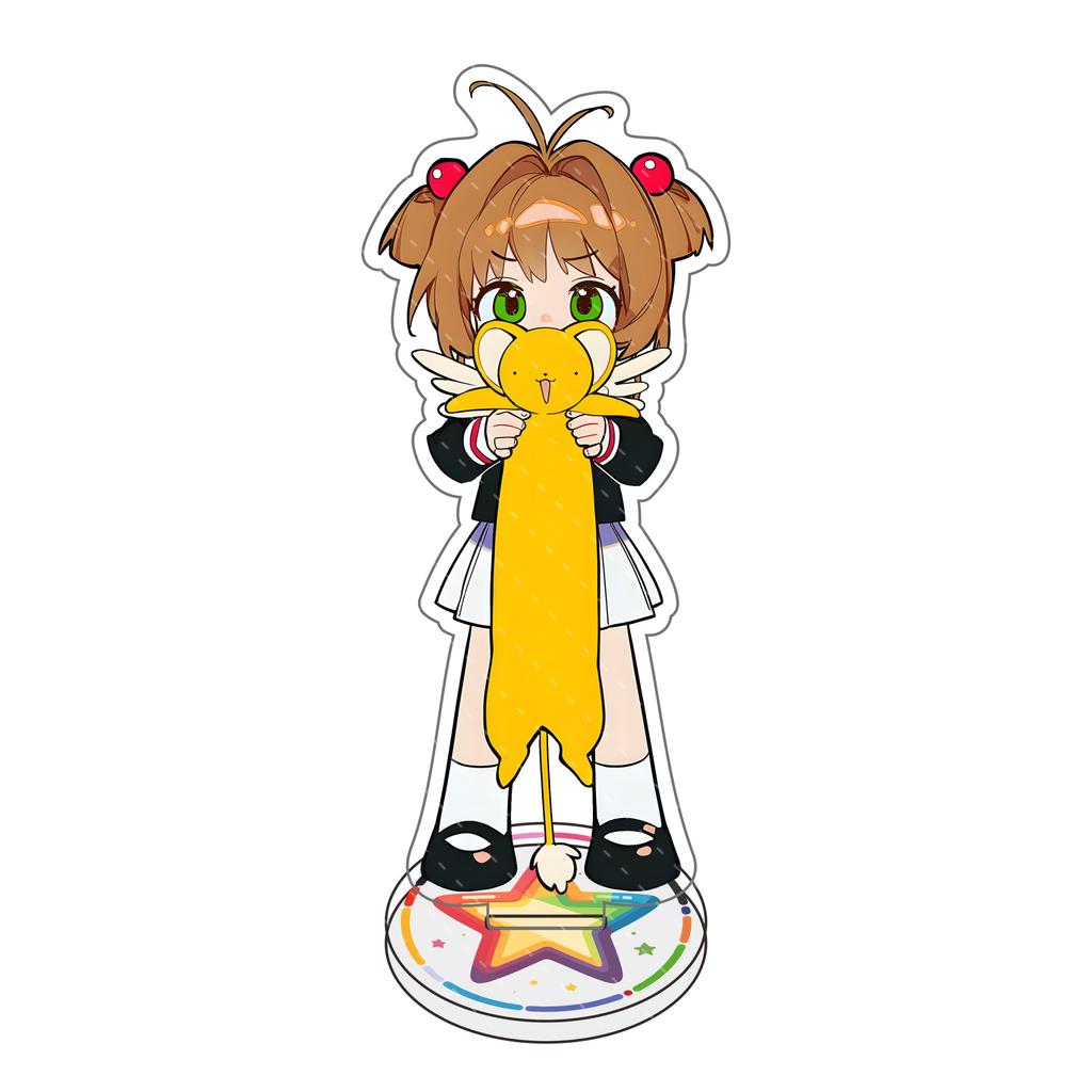 Anime Derived Card Captor Sakura Peripherals: Acrylic Standees Model, Sakura Kinomoto-Tomoyo-Daidouji Desktop Decoration Gifts