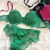 Damen-Unterwäsche-Set mit Spitzenstickerei, sexy Push-Up-BH-Set, französische romantische Dessous