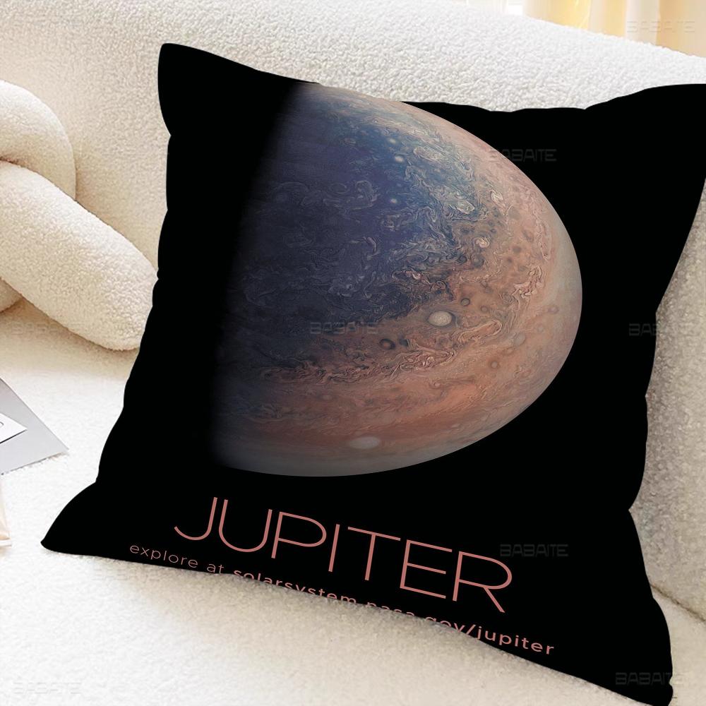 Space Planets Decorative Room Aesthetics Pillow Case Home Decor Bedroom Sofa Bed Couch Pillow Cover 45x45