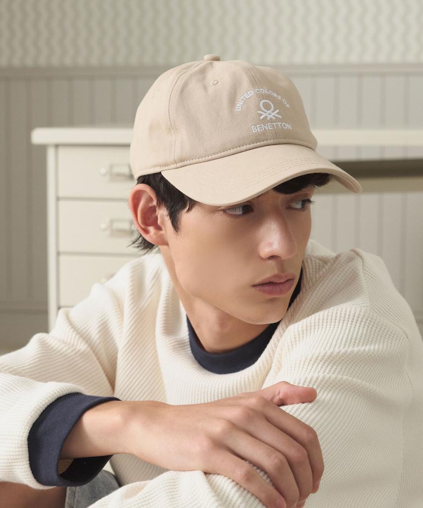Benetong Casual Ball Cap Beige