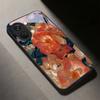 Warm Wild Rose Reverie Black Glass Phone Case For OnePlus Ace 3 5 Pro Nord CE 2T 2 3 Lite 6 7T 8 9 10 Pro 2V 11R 12R 13R Cover