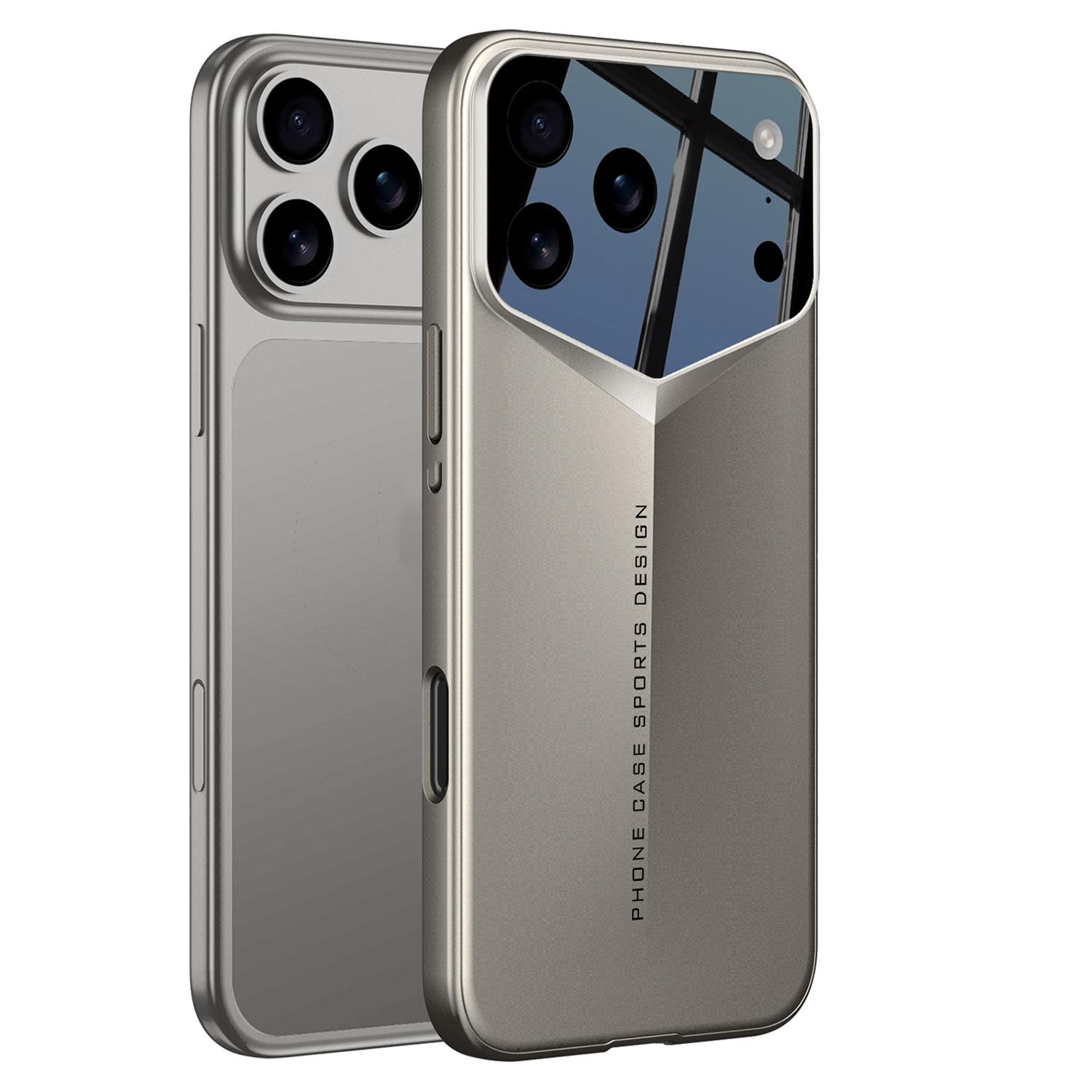 

GKK для iPhone 17 Pro Чохол Тонкий Жорсткий ПК Захисний Чохол для Телефону Titanium Grey
