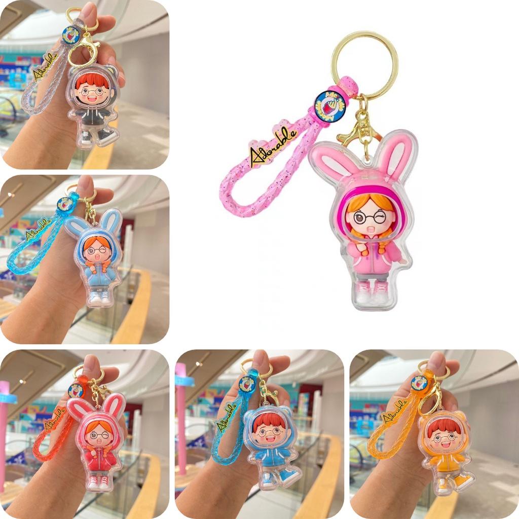 Stylish Acrylic Keychain For Couples Suitable For Cars Bags And Keys Bah-0028