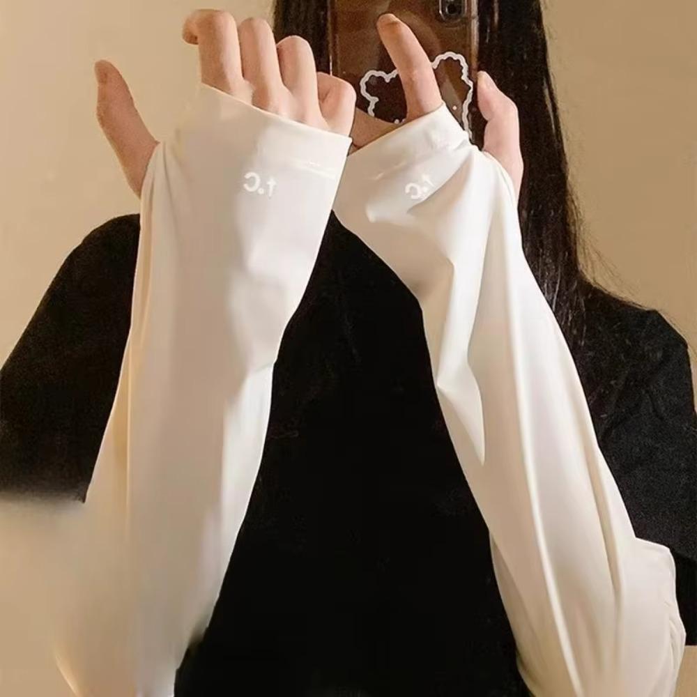 Breathable Loose Sleeves Sun Protection Cycling Driving Gloves Arm Protection Sleeves  Women Men