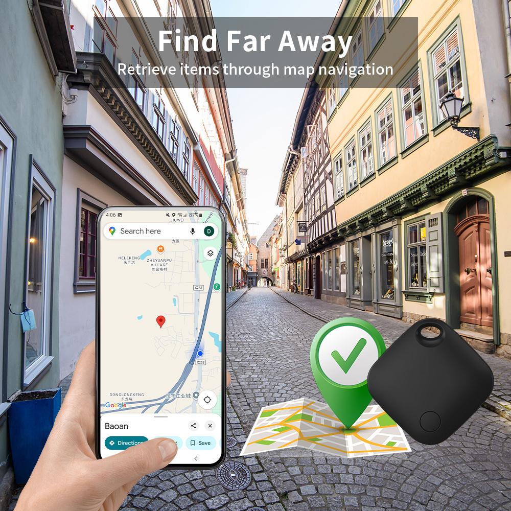 RSH Smart GPS Tracker for Android Device Bluetooth Tag Work With Google Find My Bag Luggage Key Finder for Xiaomi Pixel Motorola