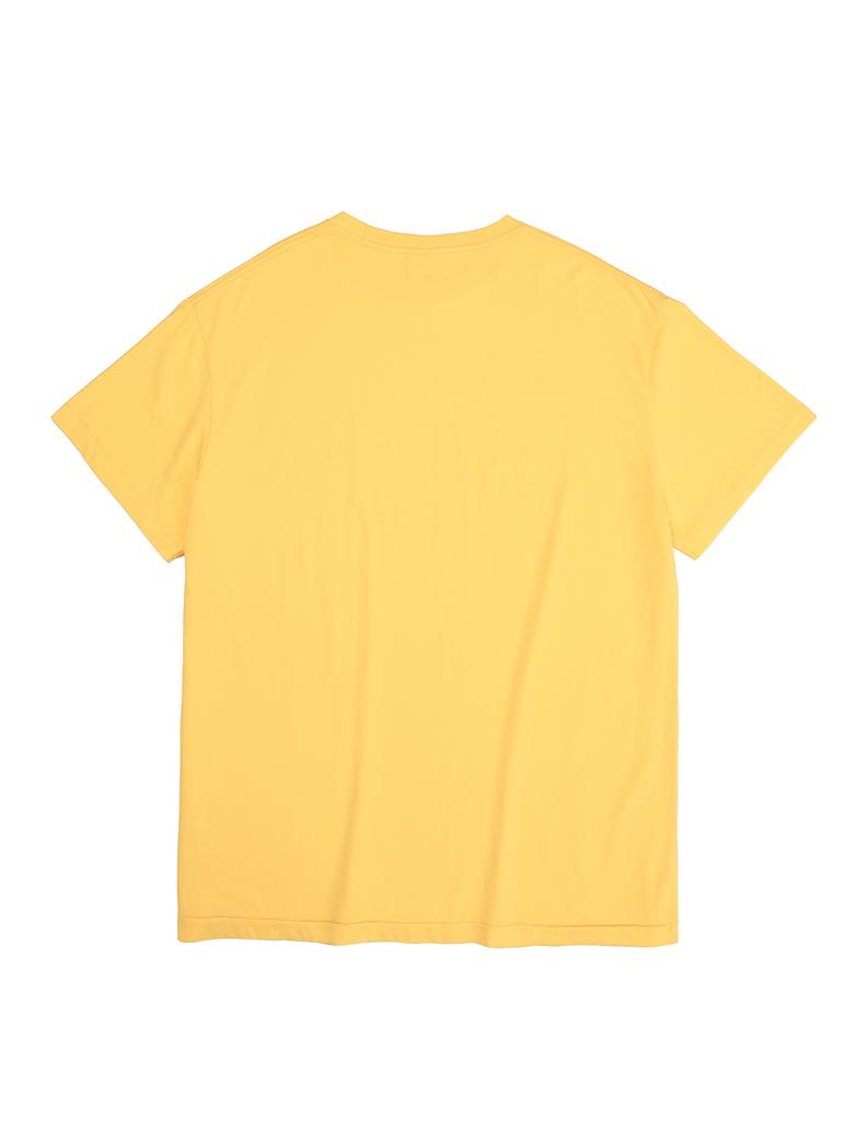 Seullouseondei Slow Sunday Character Yellow Short Sleeve T-Shirt