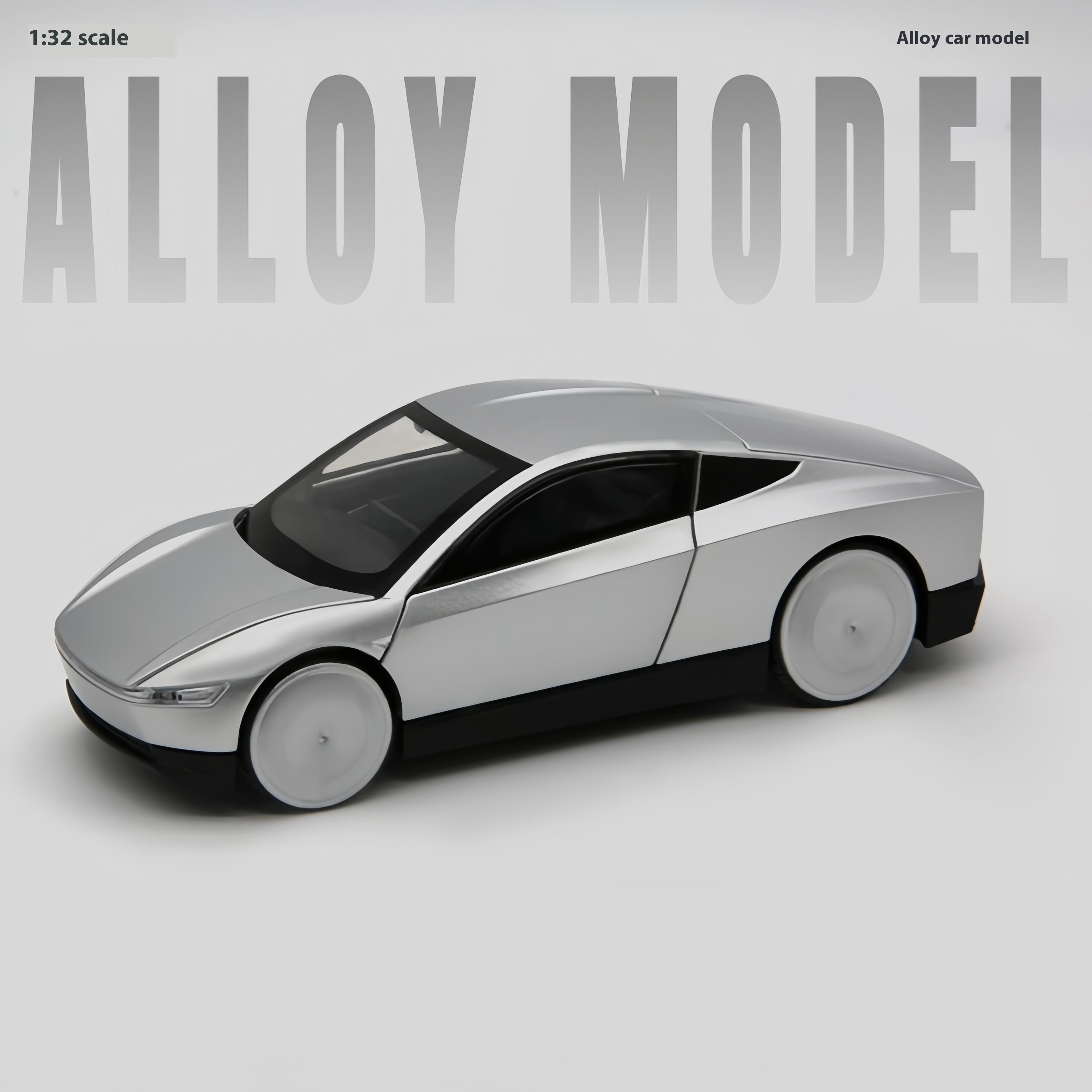 Simulation 1:32 Cybercab Robotaxi Metall Druckguss Auto Modell, Schreibtisch Dekoration Ornamente, Kinderspielzeugautos, Jungen Geschenke