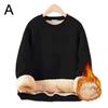 Mens Sweater Pullover Jumper Long Sleeve Crew Neck Warm Lamb Fleece Thickening