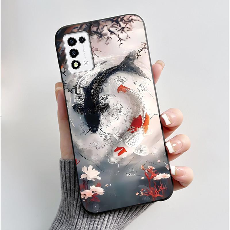 For ZTE Libero 5G III, A202ZT Soft Silicone Black Case For ZTE Libero 5G II, A103ZT Popular Pattern Panda Shockproof Shell
