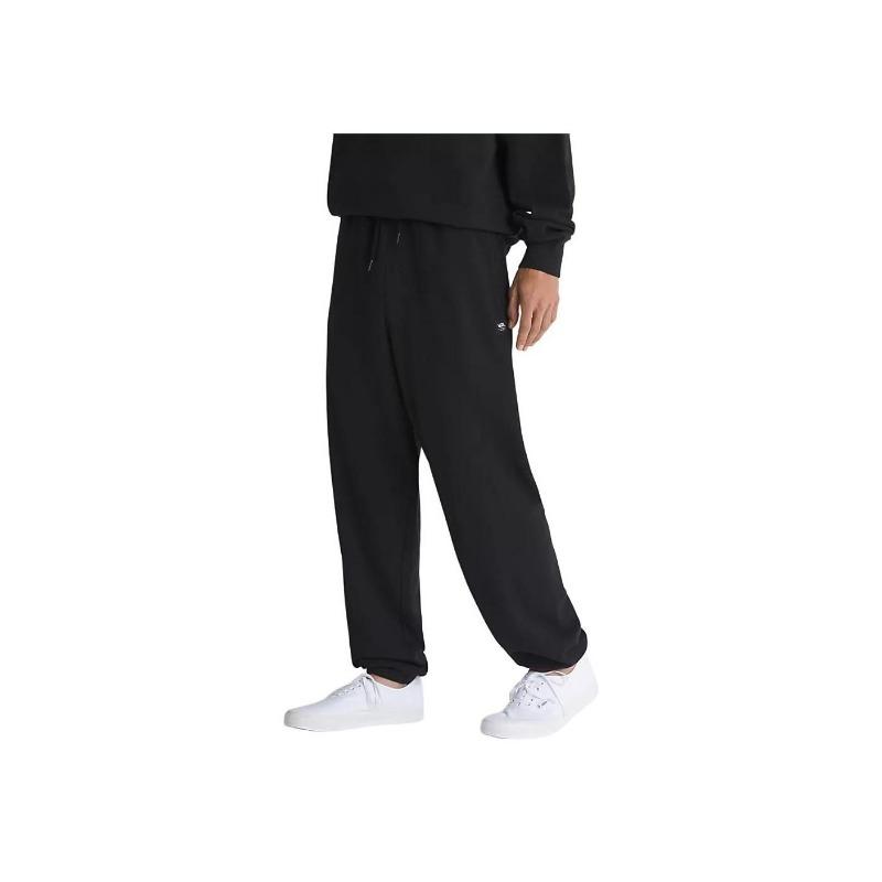 Vans Oryginalne Standardy Jednolity Kolor Luźny Krój Dzianinowe Spodnie Jogger Męskie Spodnie Czarne VN000G6HBLK