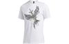 T Shirts Men's White Crew Neck Moderate Straight Fit FT2753