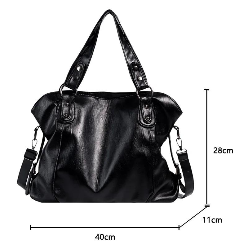 Große Tragetasche für Damen 2025 Neu im Modedesign Hohe Kapazität Leder Schulter-Seitentasche Damen-Shopper Handtaschen Geldbörse