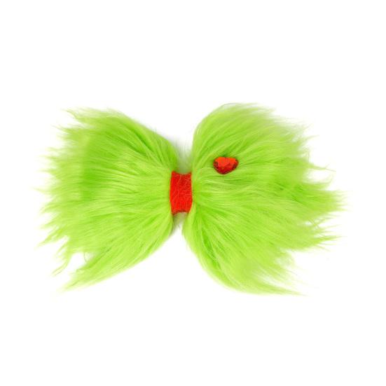 Christmas Hair Hoop Green Fluff Design Lightweight Festive Headband Versatile Cosplay Hair