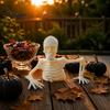 Luminous Bone Art for Landscaping Halloween Planter Skeleton Ornament, Glow-in-The-Dark Figurine, Break Through The Fluorescent Decor Night Soil Human