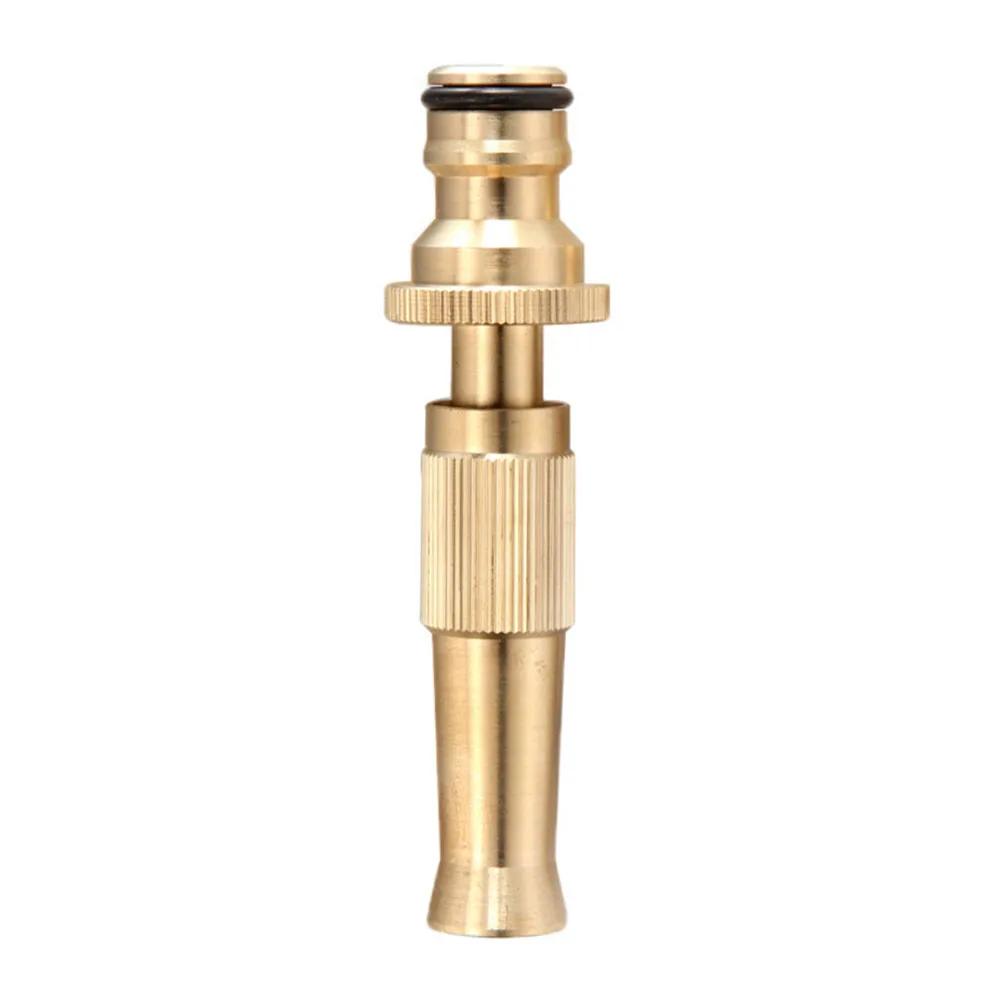 1-Set Spray Nozzle High Pressure Multi-use Lawns Garden Hose Nozzle Sprayer Copper Part for Garden Irrigation Car Washing