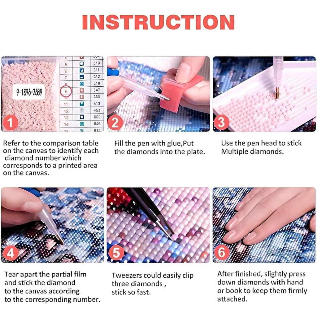 Diamond Painting Art Painting Set DIY Elephant Cross Stitch Round Gemstone Decoration Home Wall