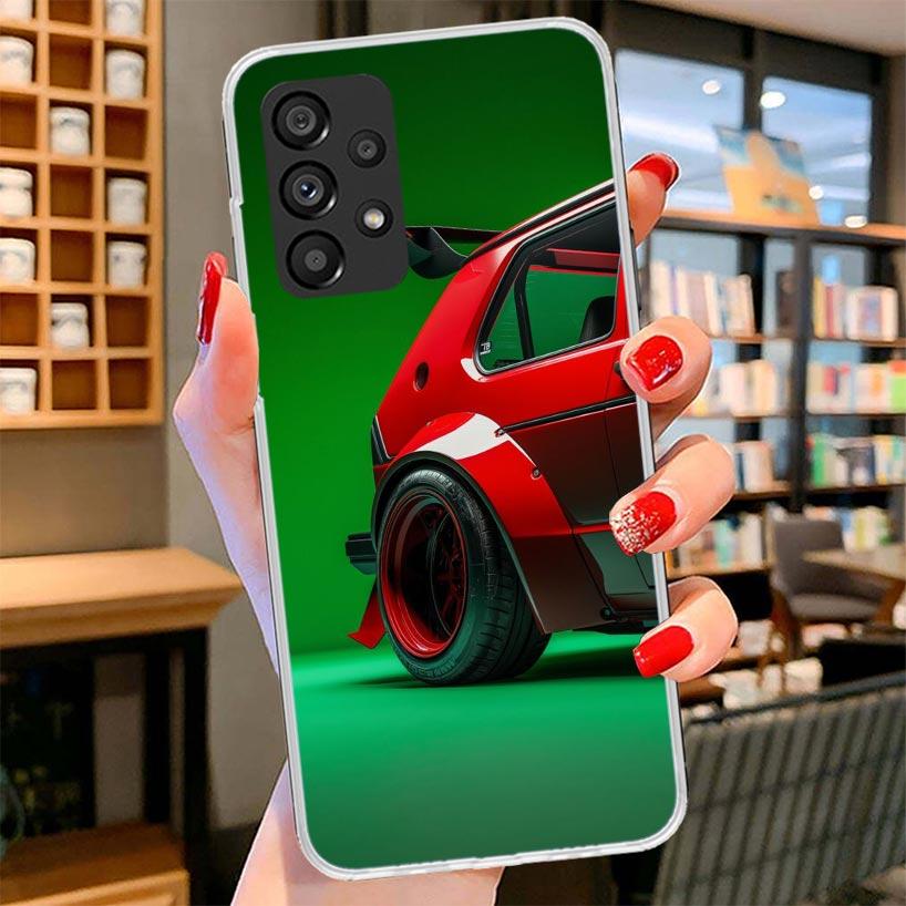MK1 Golf Vintage Car Phone Case For Samsung Galaxy A12 A22 A32 A52 A72 A02S Phone Case Note 20 Ultra 10 S10 Plus A51 A71 A50S A2