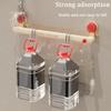 Wall Mounted Suction Cup Shoe Rack Reusable Shoe Hangers Hanging Slippers Organizer  Balcony