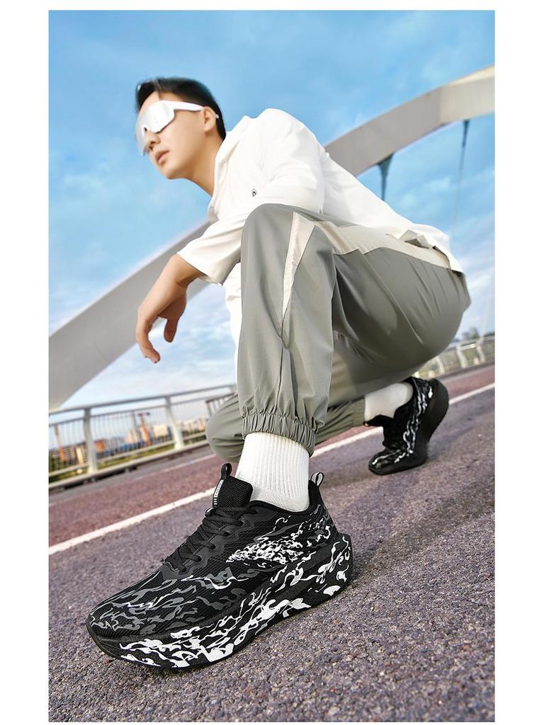 Jungen Carbonplatten Renn-Laufschuhe - Leichte, Atmungsaktive, Stoßdämpfende Sportschuhe für mittlere und große Kinder