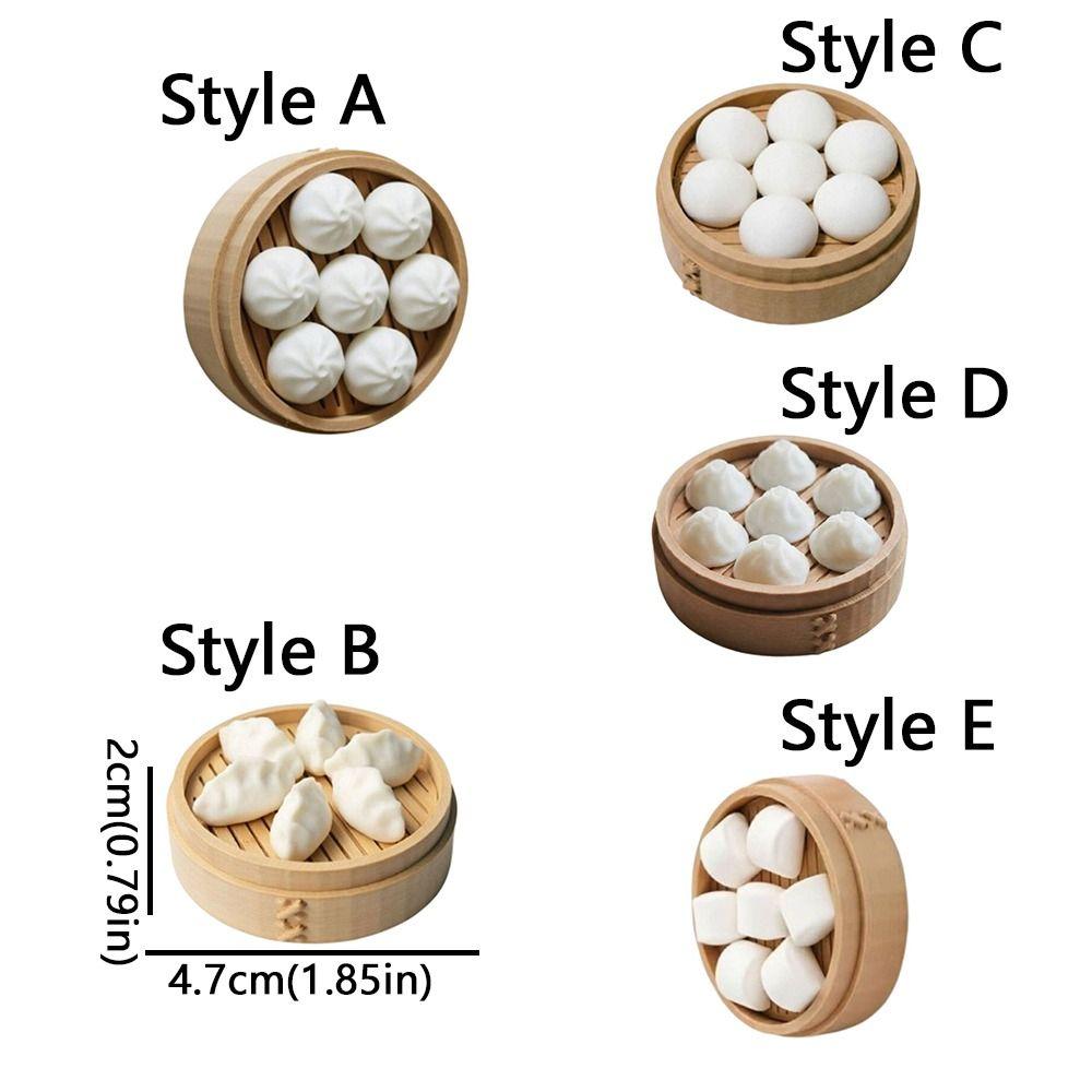 3D Printing Chinese Dim Sum Refrigerator Magnet Plastic Soup Steamer Magnet  Party Favors