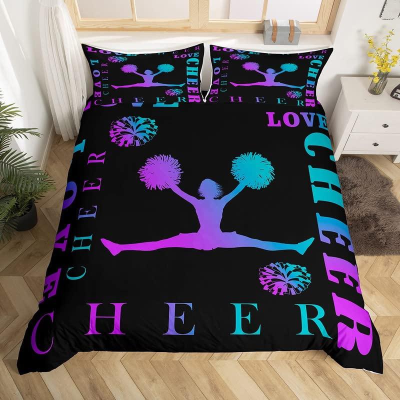 Comforter Ballet Love Gymnastics Bedding Set Polyester Dancer Musical Comforter Popstar Party Floor Exercises Decor