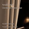 High-End Matcha Wabi-Sabi Style Cotton Linen Blackout Curtains with Heat and Sound Insulation