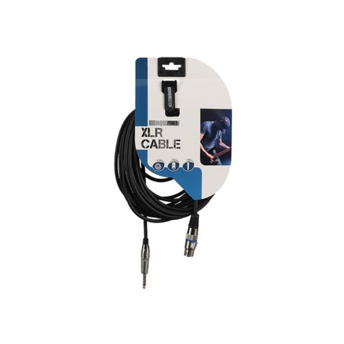 Cable Professionnel Xlr, Xlr Femelle Vers Jack Mono 6 35mm (10m)