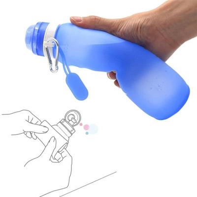 600ml Faltbare Klapp Trinken Wasser Flasche Wasserkocher Tasse Silikon Reise Outdoor Sport Fahrrad Radfahren Zubehör